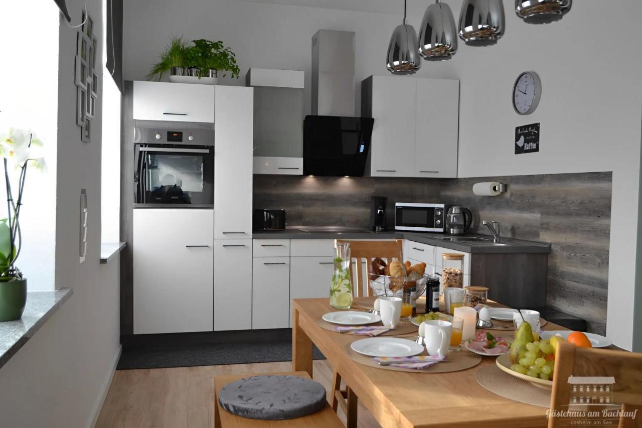 Komfort Ferienwohnungen Mit Wellness-Garten - Gaestehaus Am Bachlauf - Losheim Am See Exteriér fotografie